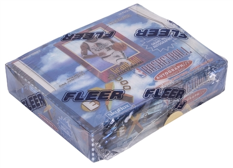 1996-97 Skybox E-X2000 Basketball Factory Sealed Hobby Box (24 Packs) - Possible Kobe Bryant Rookie Cards!